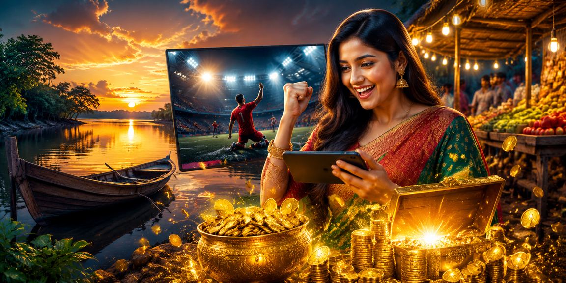 সুন্দরবন রাতের বাজারের কাছে লটারি বিতরণ